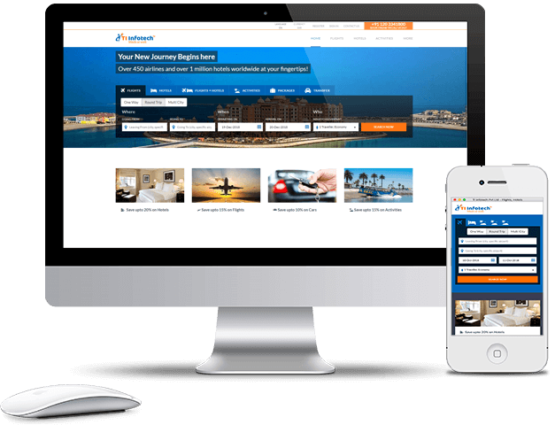 Interface of Travel Cloud Suite